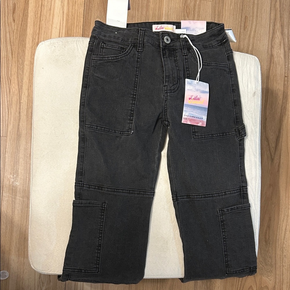 Black Straight Leg Women's Pants - Picture 1 of 1